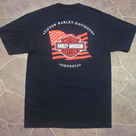 Harley Davidson Tifton Georgia T Shirt - Picture 1 of 6